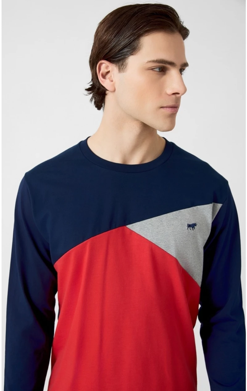 Minerva Ανδρική Χειμερινή Βαμβακερή Πυζάμα Relaxed Fit 90-71166-100