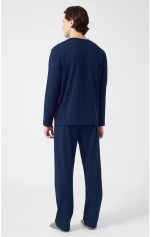 Minerva Ανδρική Χειμερινή Βαμβακερή Πυζάμα Relaxed Fit 90-71166-100