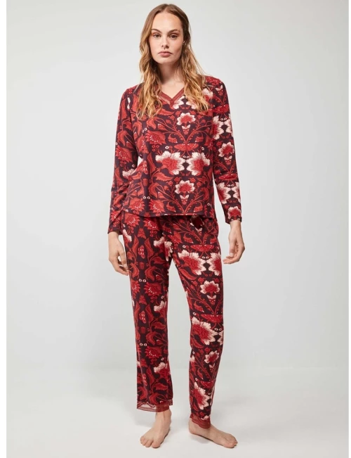 Gisela Γυναικεία Χειμερινή Πυζάμα Polyester Regular Fit 2-20197