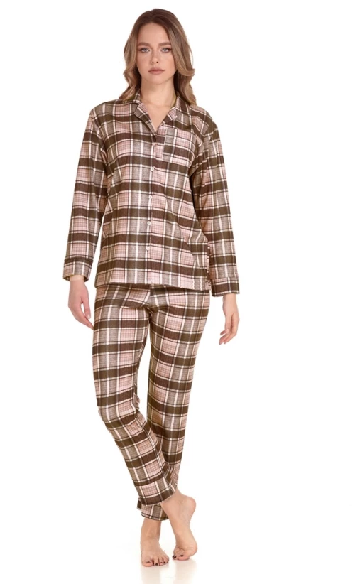 Zen by Daisy Γυναικεία Χειμερινή Βαμβακερή Πυζάμα Regular Fit 86970