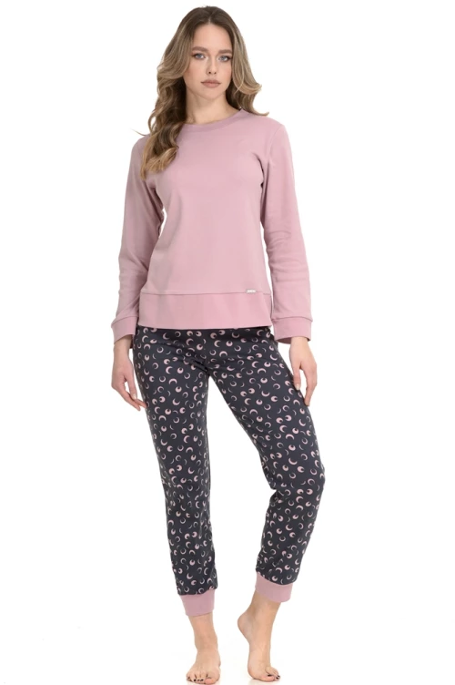 Zen by Daisy Γυναικεία Χειμερινή Βαμβακερή Πυζάμα Regular Fit 87124