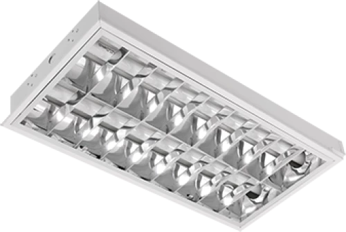 LENA WITH LED TUBES T8 STELLAR 2X9W 6400K RECCESSED