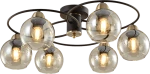 JAY CHANDELIER 6XE27 SAND BLACK/BRONZE