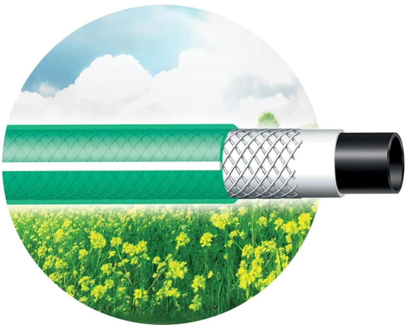 Λάστιχο ποτίσματος Tetraflex 1/2"x25m (ΠΡΑΣ&ΛΕ) BENMAN 77141