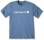 Μπλουζάκι Ανδρικό T-Shirt Core Logo Thundercloud Heather Μπλε Carhartt 103361-HH5
