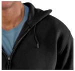 Φούτερ Ανδρική Με Φερμουάρ Και Κουκούλα Zip Hooded Black CARHARTT K122-BLK