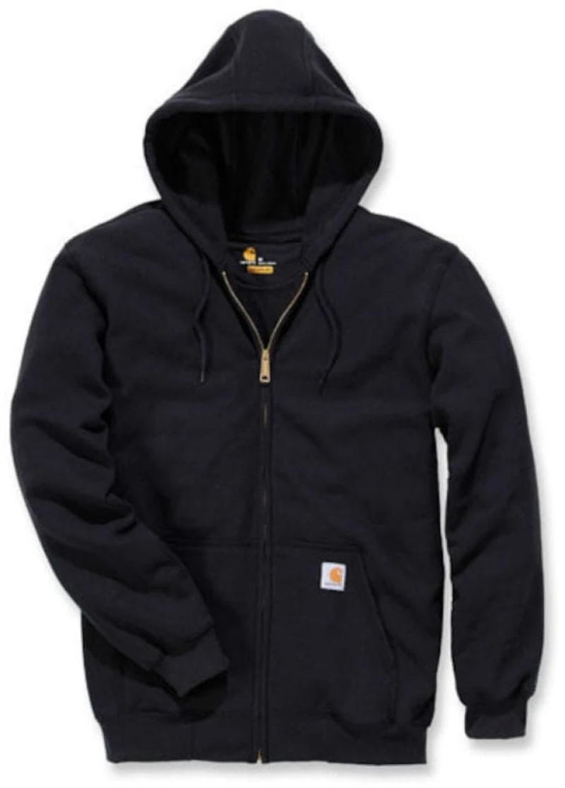 Φούτερ Ανδρική Με Φερμουάρ Και Κουκούλα Zip Hooded Black CARHARTT K122-BLK