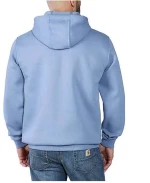 Φούτερ Μπλούζα Signature Logo Hooded Skystone CARHARTT 100074-HD0
