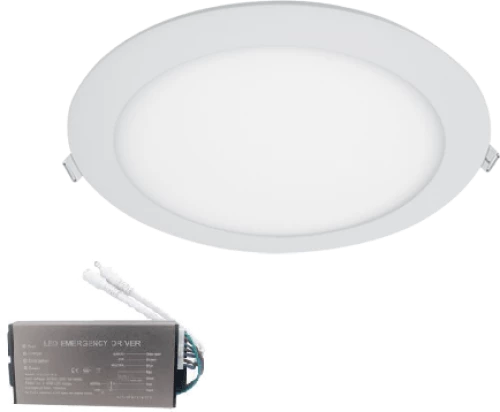LED PANEL ROUND 5W 4000K D90 IP44+ EM
