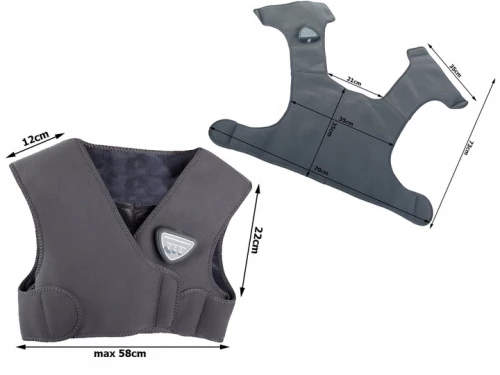 Θερμαινόμενο γιλέκο μασάζ - 410118