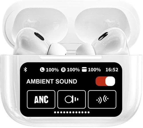 In-ear Bluetooth Handsfree Ακουστικά με Θήκη Φόρτισης Λευκά
