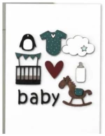 Ευχετήρια κάρτα Γέννησης "Baby"
