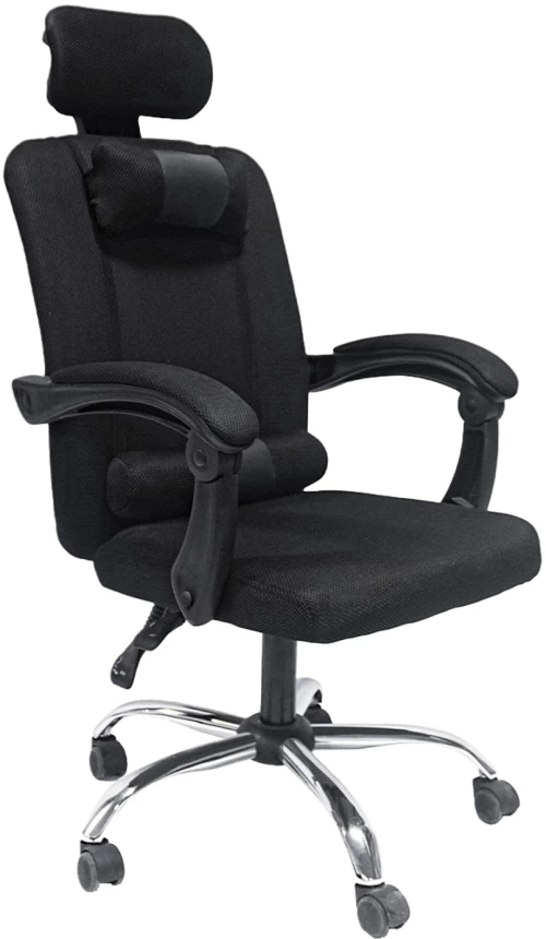 ΚΑΡΕΚΛΑ ΓΡΑΦΕΙΟΥ CRONER HM1196.01 ΜΑΥΡΟ MESH-ΜΕΤΑΛ.ΒΑΣΗ-NYLON ΣΚΕΛΕΤΟΣ 58x50x120Υεκ.