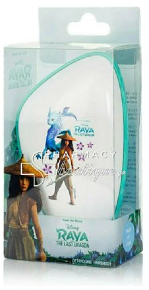 Dessata Detangling Brush Βούρτσα Μαλλιών Disney Raya the Last Dragon Χρώμα Λευκό-Μέντα 1τμχ.