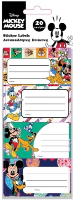 Αυτοκόλλητες Ετικέτες 20τμχ. 5φ Mickey 000564560
