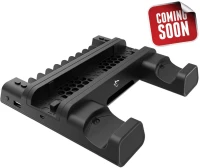 WHITE SHARK PS4 COOLING PAD & 2 CHARGING DOCK PS4-19076 BLACK