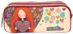 Κασετίνα Βαρελάκι Must 2 Φερμουάρ 21x6x9cm Red Heart 000585759