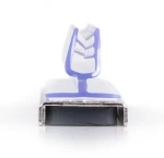 Μαγνητική Βάση Πινακίδας 76x23mm Με Κάθετη Λαβή U Φερρίτης