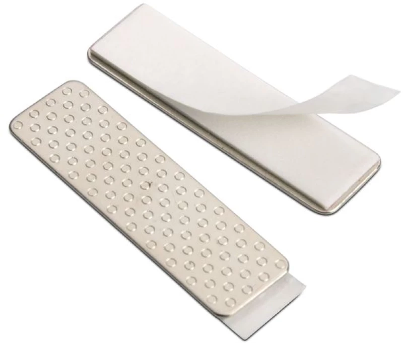 Μεταλλικό Αντικρίσμα 45x13x2mm Αυτοκόλλητο Metal