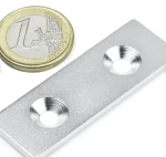 Μεταλλικό Αντικρίσμα 120x20x3mm Οπή Φρέζα