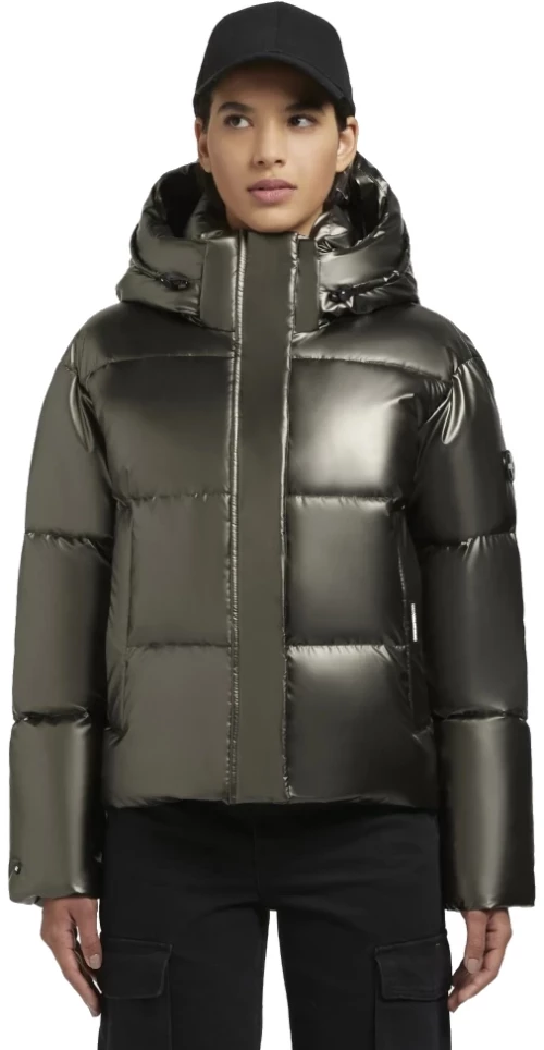 Khujo Woman JACKET DEVINA SHINY KHAKI