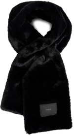 Replay Woman FAUX FUR Black SCARF