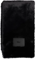 Replay Woman FAUX FUR Black SCARF