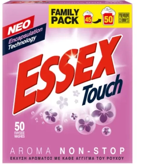 Essex Touch Απορρυπαντικό Ρούχων 50 Μεζ