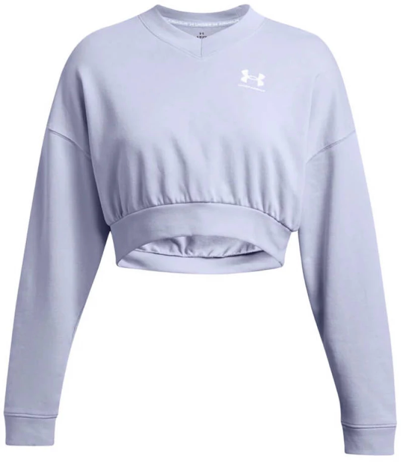 Γυναικείο Φούτερ Ua Rival Terry Os Crop Crw Purple  Μώβ