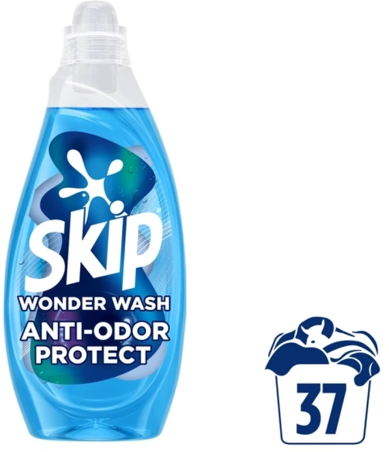Skip Wonder Wash Απορρυπαντικό Anti-Odor Protect 37Μεζ