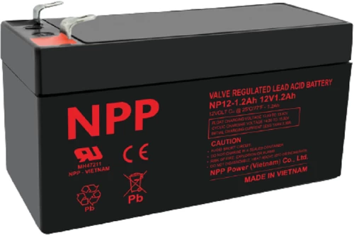 ΜΠΑΤΑΡΙΑ ΜΟΛΥΒΔΟΥ 12V 1,2Ah - NPP