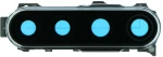 Τζαμάκι Κάμερας με Πλαίσιο / Back Camera Lens and Bezel for Xiaomi Redmi Note 8 White
