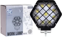 ΠΡΟΒΟΛΕΑΣ ΕΡΓΑΣΙΑΣ 12-30V 27W 9X1WSMD LED max1600lm ΕΞΑΓΩΝΟΣ 138x124x65mm SPOT ECONO M-TECH - 1 Τεμ. WLE52/MT