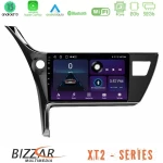 Bizzar XT2 Series 4Core Android13 2+32GB Toyota Corolla 2017-2018 Navigation Multimedia Tablet 10" U-XT2-TY0158