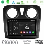 Clarion GL700 Series 8Core Android13 4+64GB Dacia Sandero/Dokker 2014-2020 Navigation Multimedia Tablet 9" Με Carplay & Android  U-GL7-DC0621