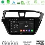 Clarion GL700 Series 8Core Android13 4+64GB Hyundai i20 2014-2018 Navigation Multimedia Tablet 9" Με Carplay & Android Auto U-GL7-HY1143