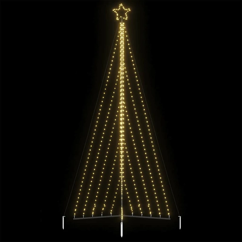 Χριστουγεννιάτικο δέντρο 570 LED Θερμό Λευκό 400 cm Θερμό λευκό 4016440