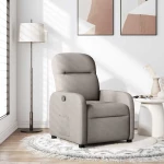 Πολυθρόνα Ανακλινόμενη Taupe Υφασμάτινη Taupe 4015529