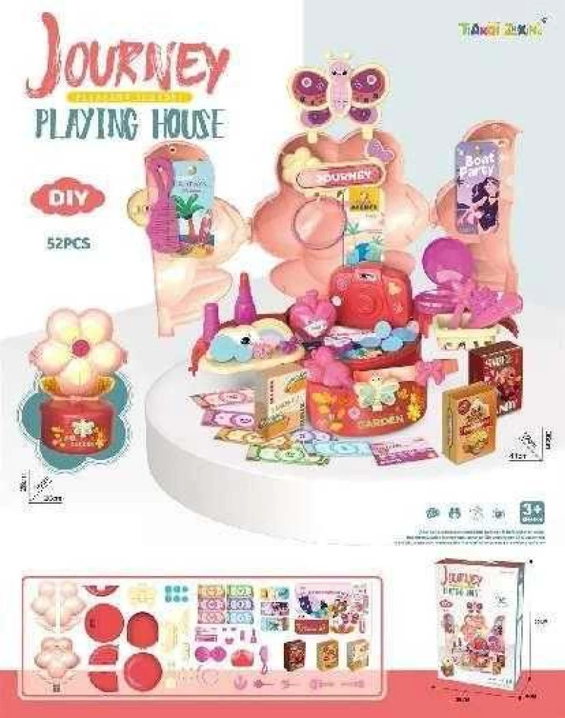 Σετ βαλιτσάκι ταξιδιού με αξεσουάρ - 9624 - 52pcs - 730132 730132
