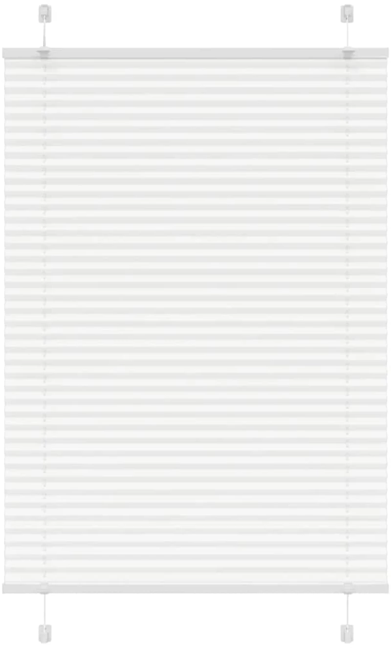 Πλισέ περσίδα Λευκό 90x150 cm Πλάτος υφάσματος 89,4 cm Λευκό 4015498