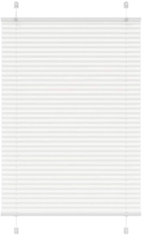 Πλισέ περσίδα Λευκό 100x100 cm Πλάτος υφάσματος 99,4 cm Λευκό 4015483