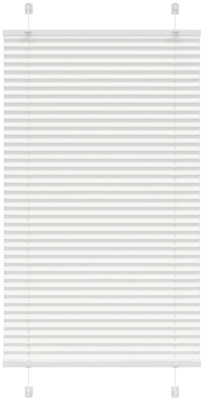 Πλισέ περσίδα Λευκό 75x100 cm Πλάτος υφάσματος 74,4 cm Λευκό 4015478