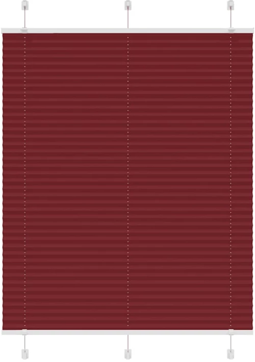 Πλισέ περσίδα Μπορντό κόκκινο 105x100 cm Πλάτος υφάσματος Μπορντό 4015229