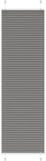 Πλισέ περσίδα Ανθρακί 55x200 cm Πλάτος υφάσματος 54,4 cm Ανθρακί 4015100