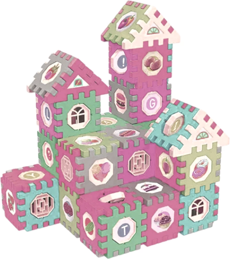 Σετ κατασκευών DIY με τουβλάκια - 2067 - 100pcs - 922217 922217
