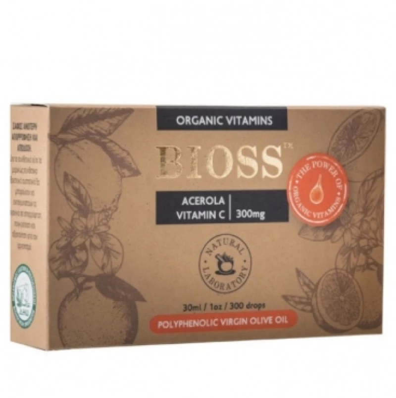 Acerola Vitamin C 300mg, 30ml, Bio, Bioss Organic Vitamins 10968