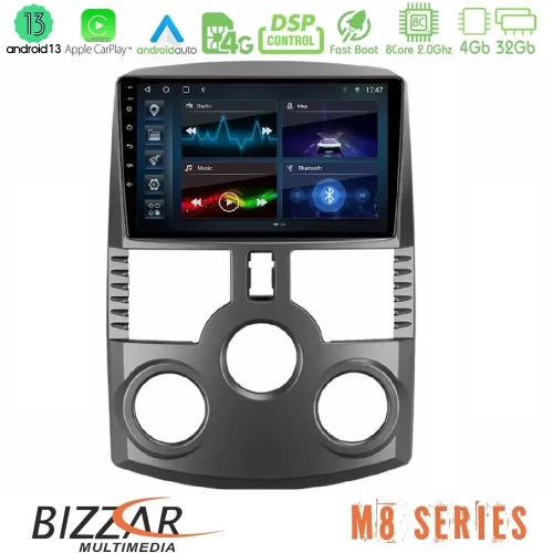 Bizzar M8 Series Daihatsu Terios 8core Android13 4+32GB Navigation Multimedia Tablet 9" U-M8-DH1016