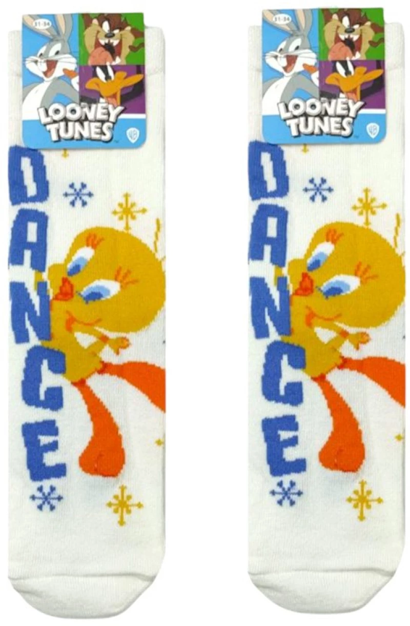 ΠΑΙΔΙΚΕΣ ΚΑΛΤΣΕΣ DISNEY LOONEY TUNES LT21586 ΑΣΠΡΟ (19-38)