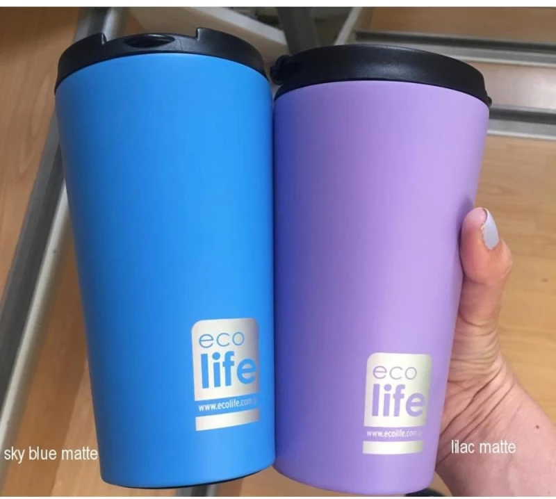 Ποτήρι Θερμός Ecolife - Lilac (Matte) Coffee Thermos 370ml