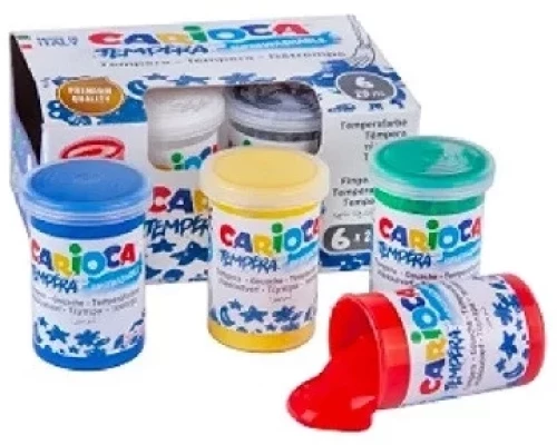 Τέμπερες σε βαζάκια CARIOCA 6x25ml
